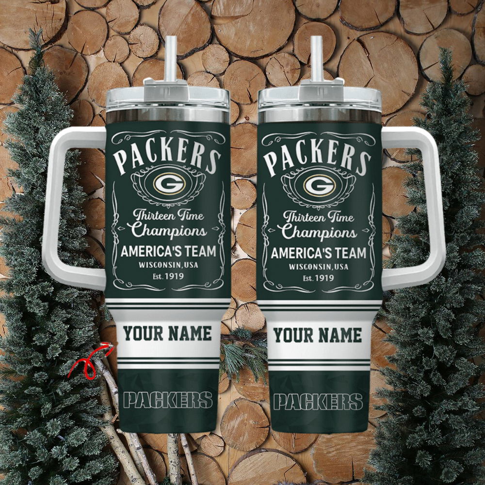 Green Bay Packers NFL Custom Stanley Cup 40 oz 30 oz Tumbler With HandleTVC2301969