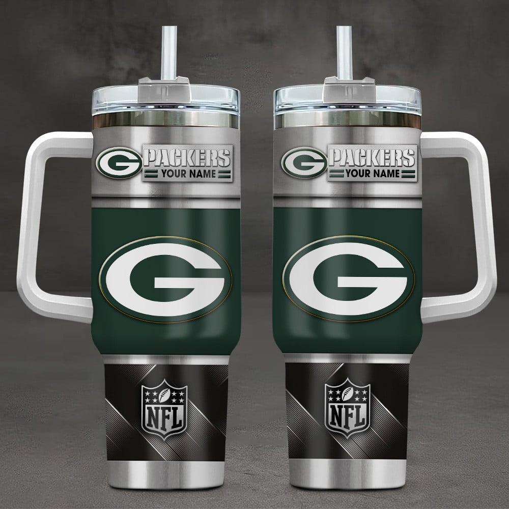 Green Bay Packers NFL Custom Stanley Cup 40 oz 30 oz Tumbler With HandleTVC230197