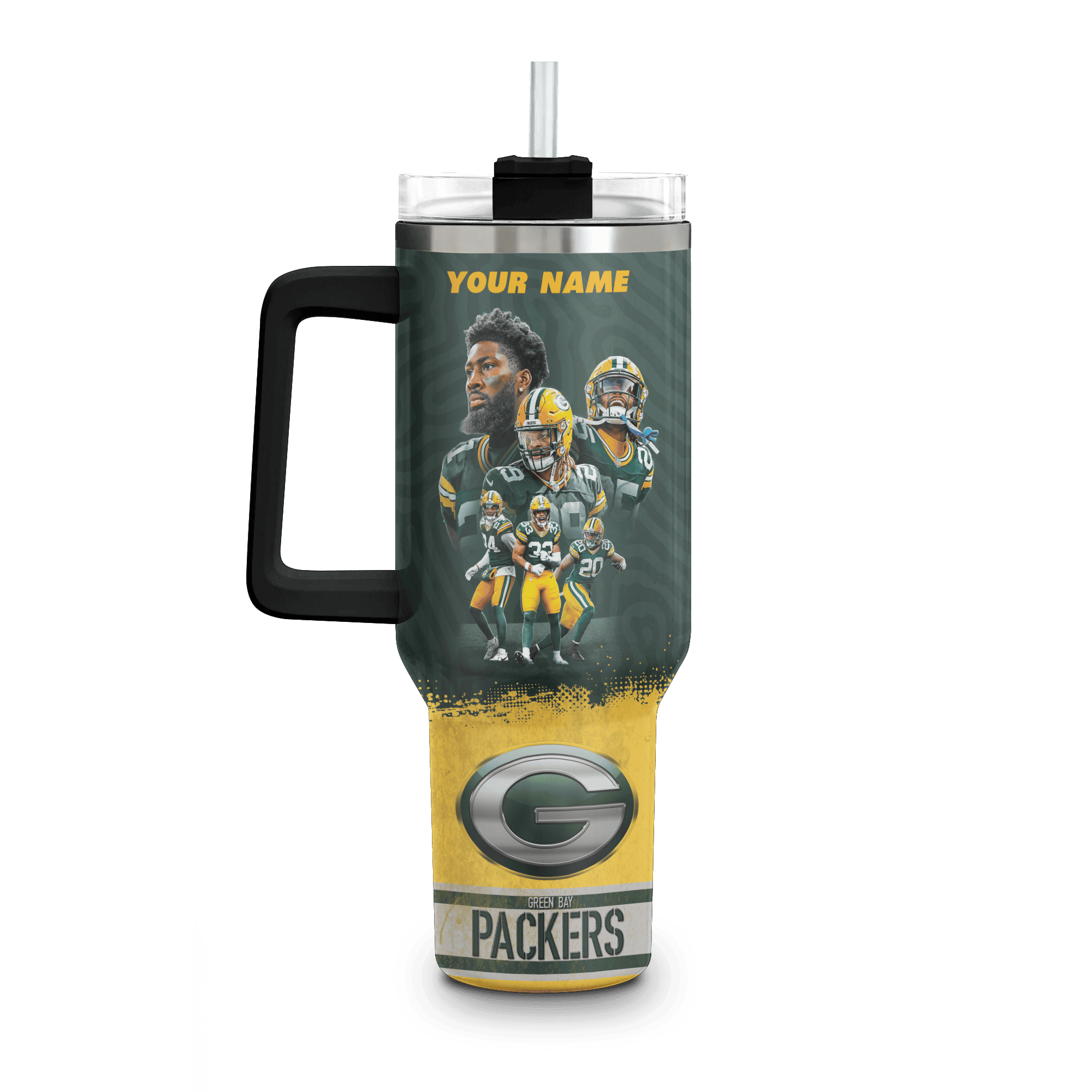Green Bay Packers NFL Custom Stanley Cup 40 oz 30 oz Tumbler With HandleTVC230198 - Image 3