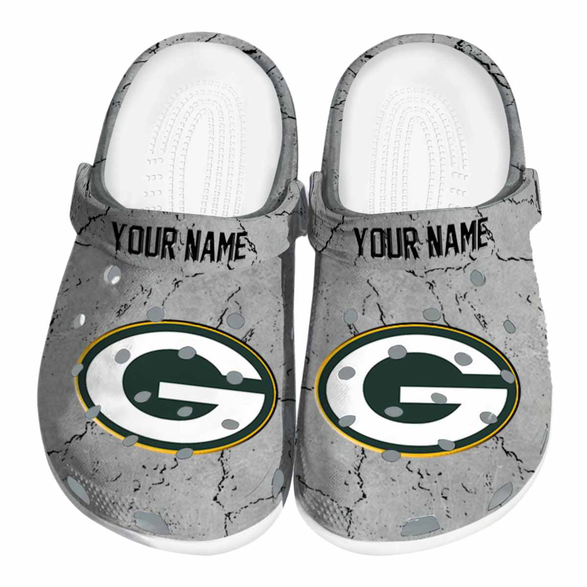 Green Bay Packers NFL Sport Crocs Crocband Clogs Shoes Comfortable For Men Women and Kids