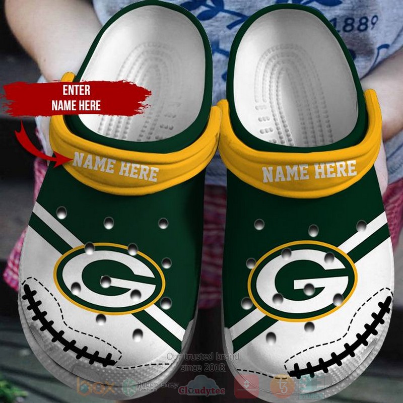 Green Bay Packers NFL Sport Crocs Crocband Clogs Shoes Comfortable For Men Women and Kids