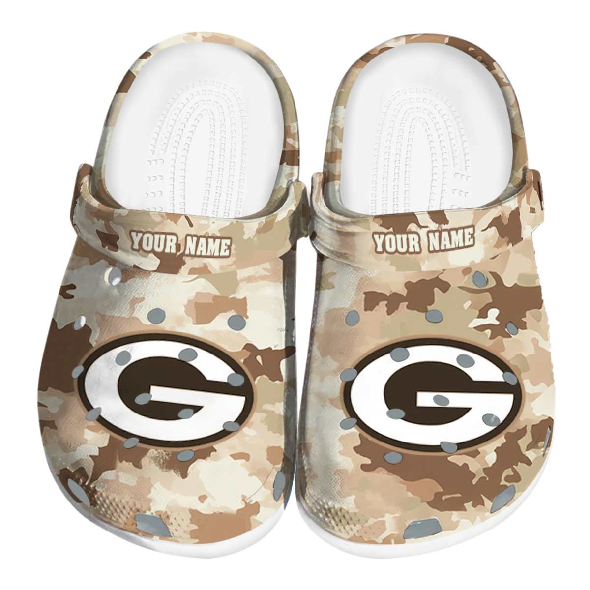 Green Bay Packers NFL Sport Crocs Crocband Clogs Shoes Comfortable For Men Women and Kids