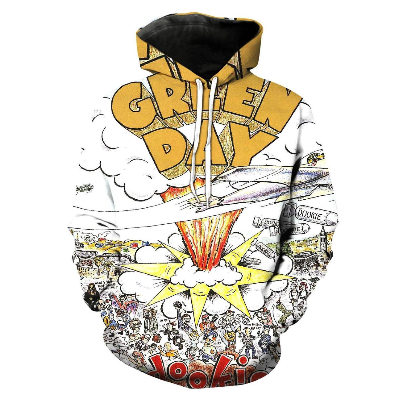 Green Day Band 3D All Over Print Hoodie, Zip Hoodie