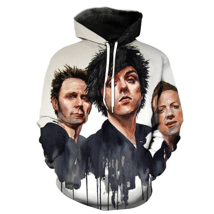 Green Day Band 3D All Over Print Hoodie, Zip Hoodie
