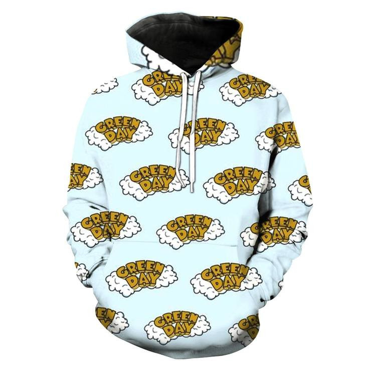 Green Day Band 3D All Over Print Hoodie, Zip Hoodie