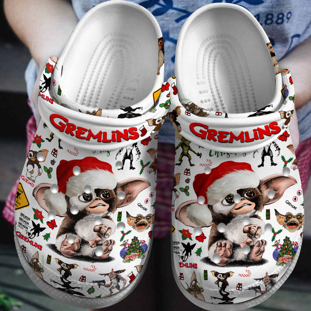 Gremlins Movie Crocs Crocband Clogs Shoes Comfortable For Men Women and Kids