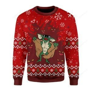Gremlins Ugly Christmas Sweater Adult 3D Funny Matching for family