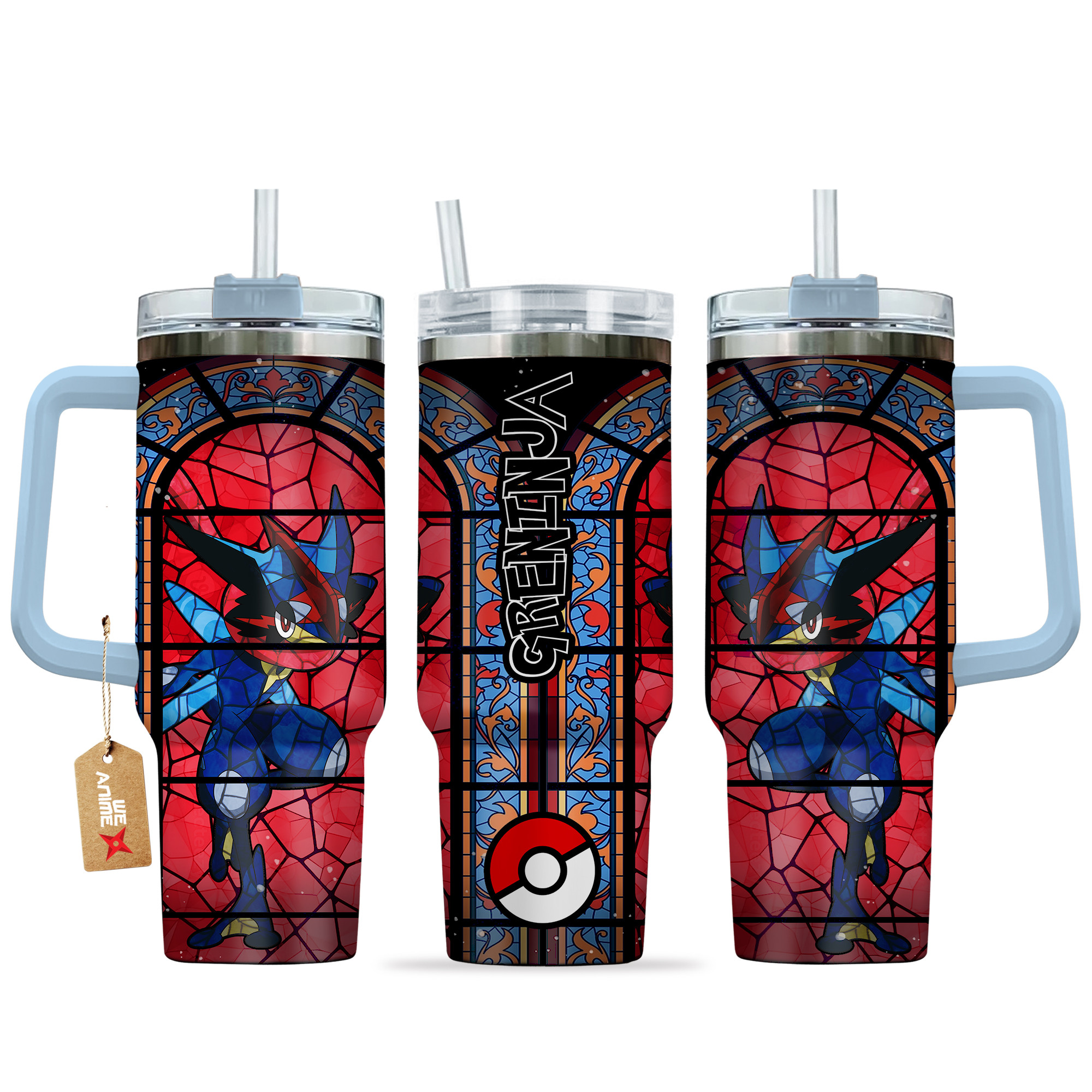 Greninja Pokemon Anime Custom Stanley Cup 40 oz 30 oz Tumbler With HandleTVC2301135