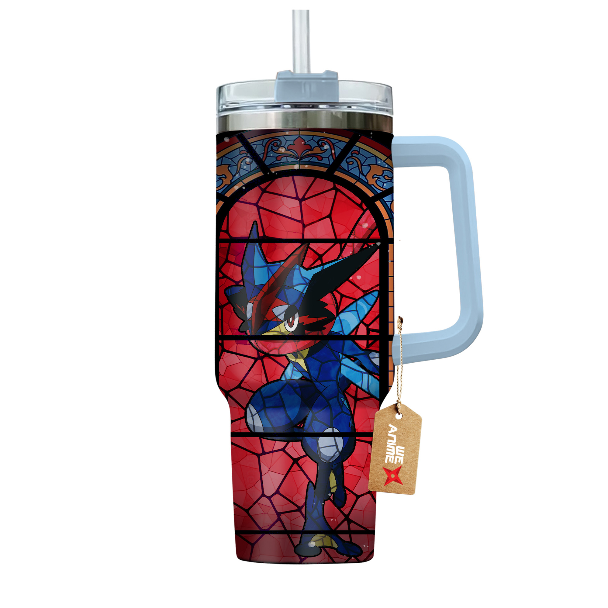 Greninja Pokemon Anime Custom Stanley Cup 40 oz 30 oz Tumbler With HandleTVC2301135 - Image 4