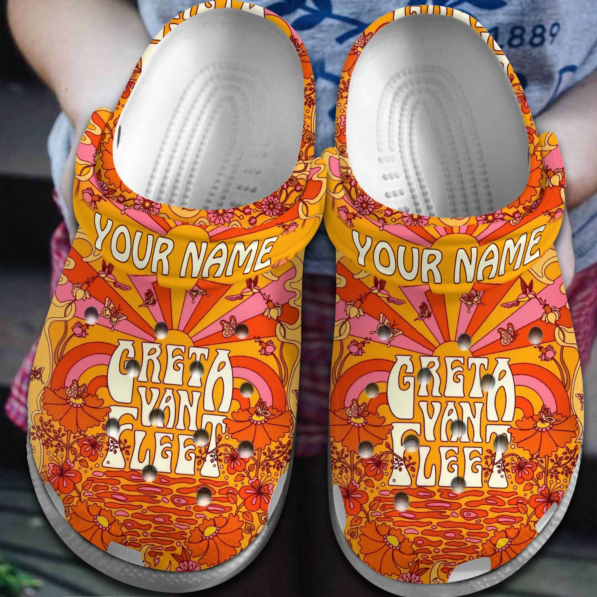 Greta Van Fleet Band Music Crocs Crocband Clogs Shoes Comfortable For Men Women and Kids