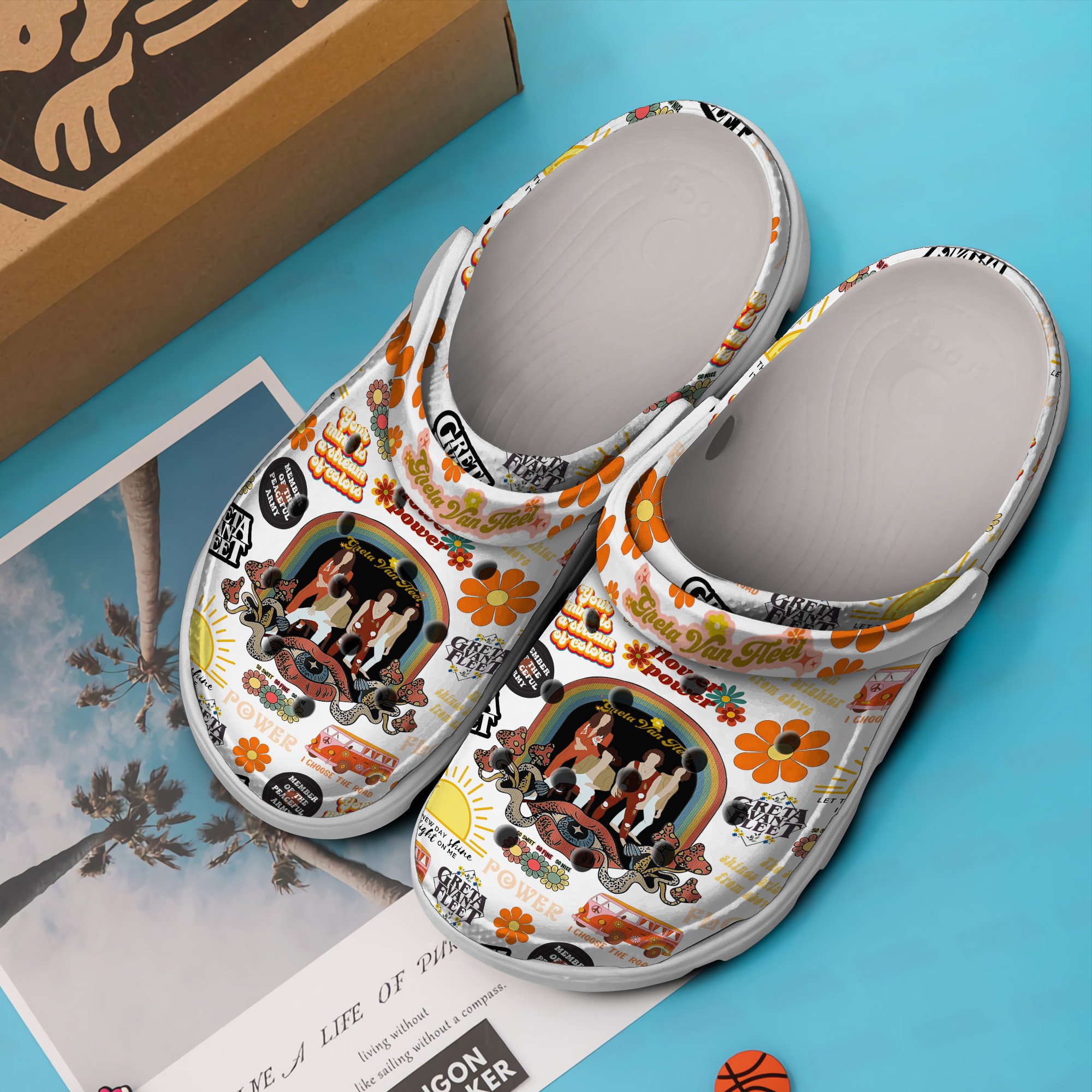 Greta Van Fleet Music Crocs Crocband Clogs Shoes Comfortable For Men Women and Kids - Image 2