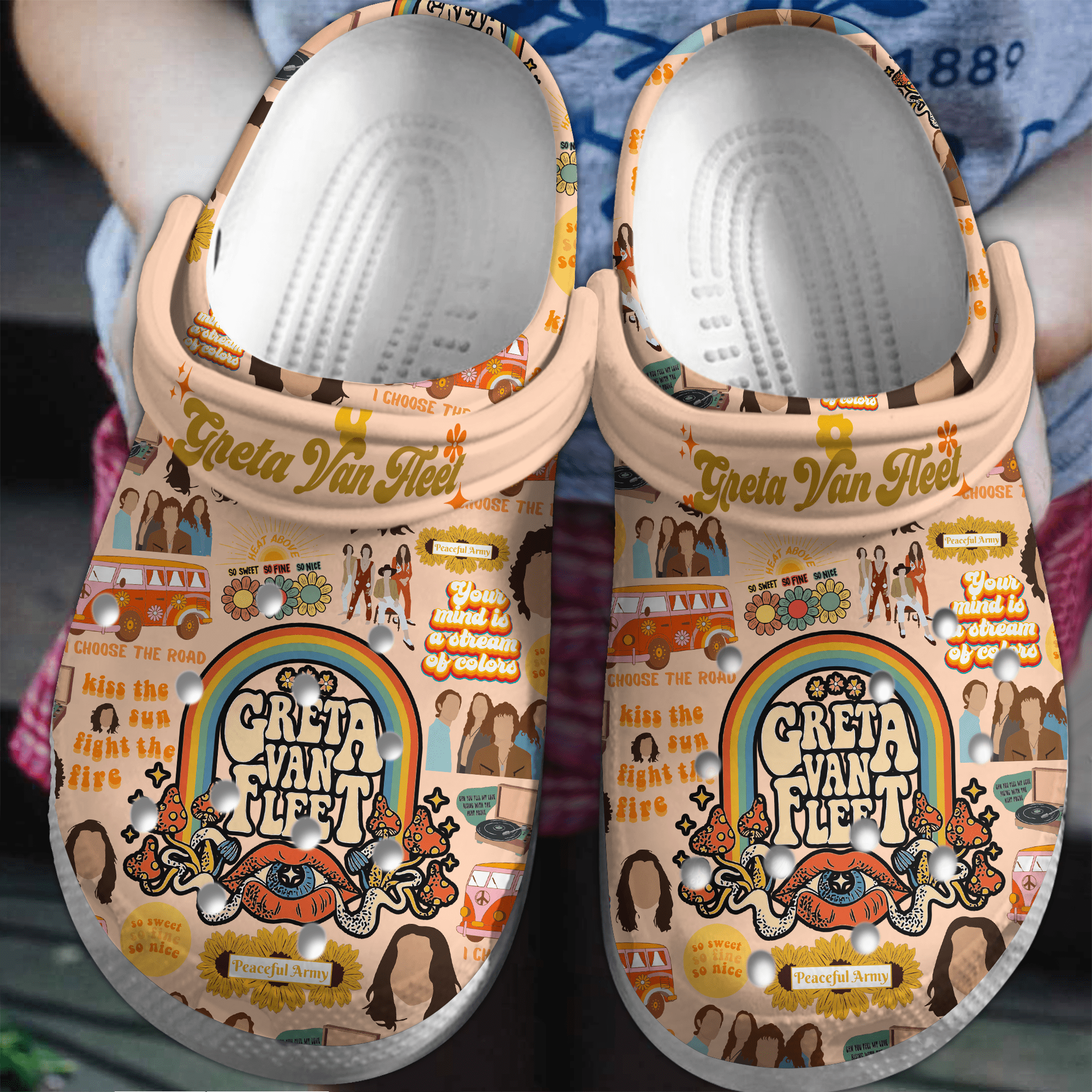 Greta Van Fleet Music Crocs Crocband Clogs Shoes Comfortable For Men Women and Kids