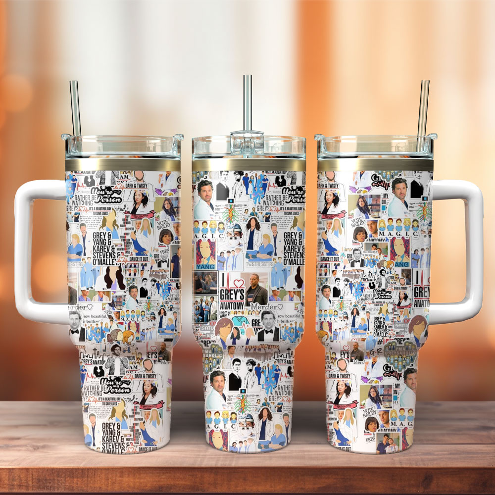 Greyâ€™s Anatomy TV Series Custom Stanley Cup 40 oz 30 oz Tumbler With HandleTVC2301256
