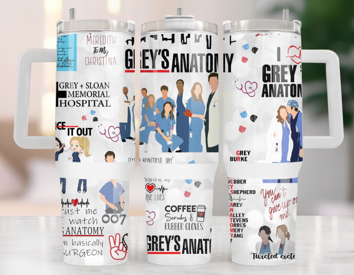 Greyâ€™s Anatomy TV Series Custom Stanley Cup 40 oz 30 oz Tumbler With HandleTVC2301972