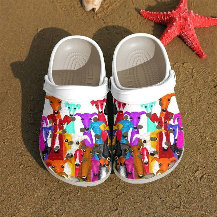 Greyhound My Greyhounds Clog Shoes