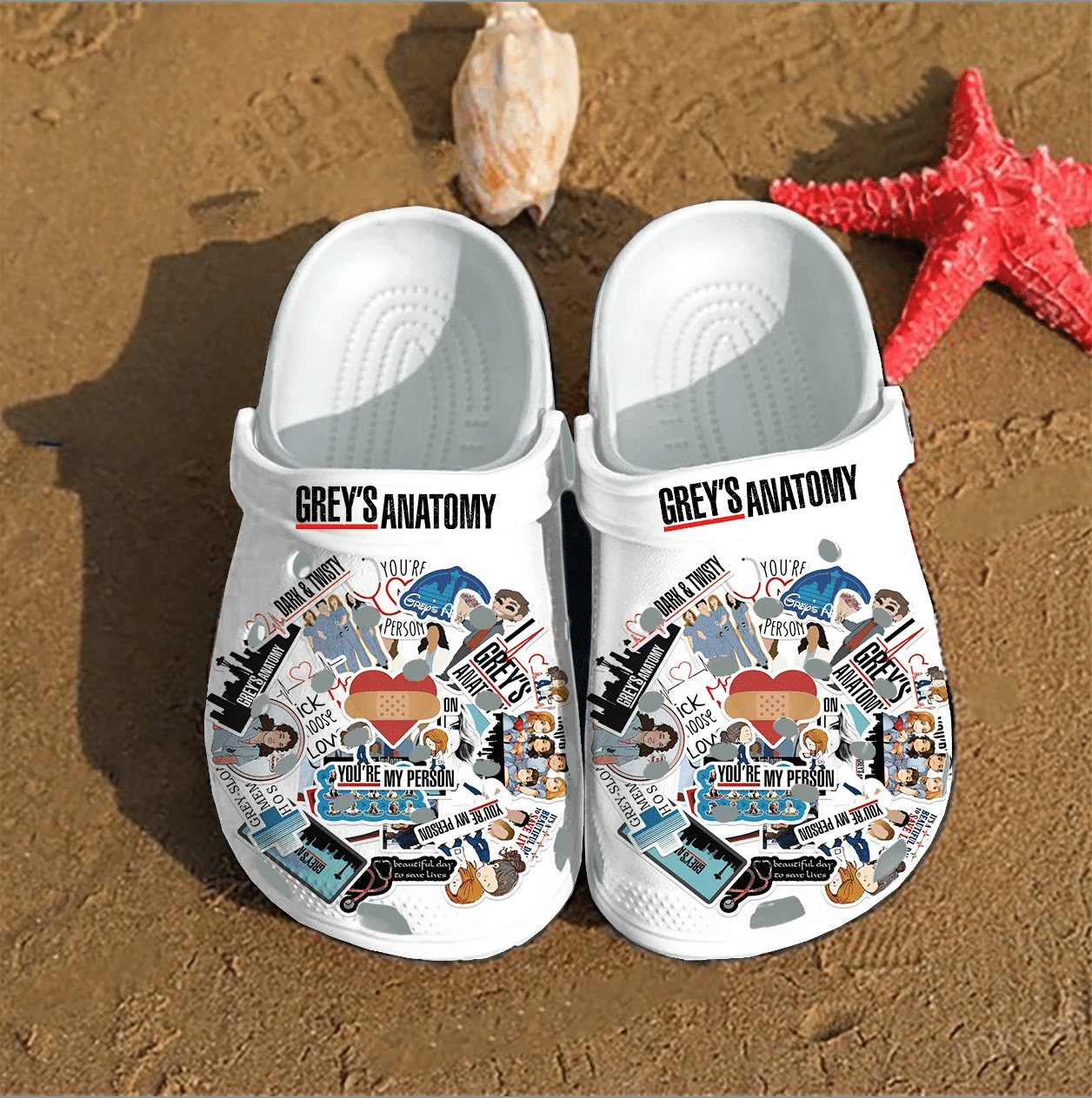 Grey's Anatomy Crocs Clog Shoes