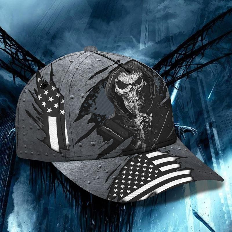 Grim Reaper Black Classic Cap Baseball Cap Trucker Hats Custom Hats Gifts For Men & Women
