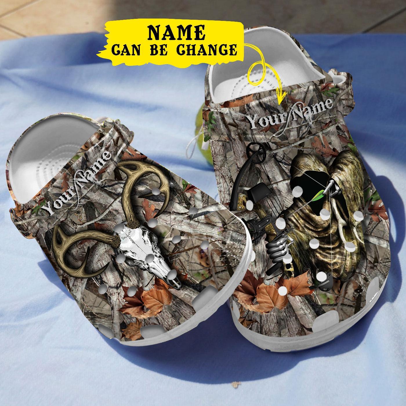 Grim Reaper Bow Hunter Crocs Crocband Clogs Shoes Comfortable For Men Women and Kids