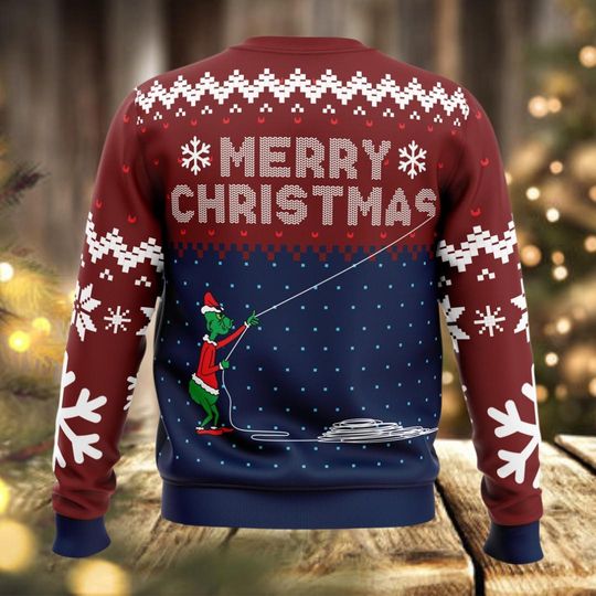 Grin Christmas Sweater, Ugly Xmas Sweater - Image 2