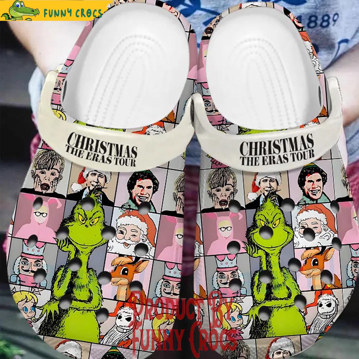 Grinch And Friends Movie Christmas Crocs Crocband Clogs Shoes Comfortable For Men Women and Kids