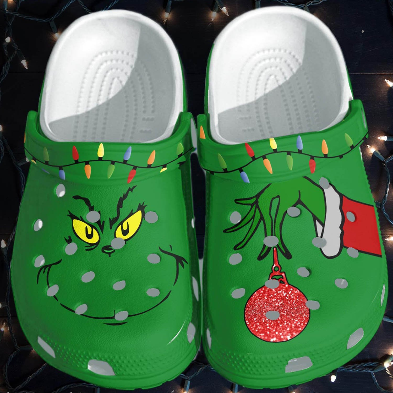 Grinch Christmas Crocband Clog Shoes For Men Women