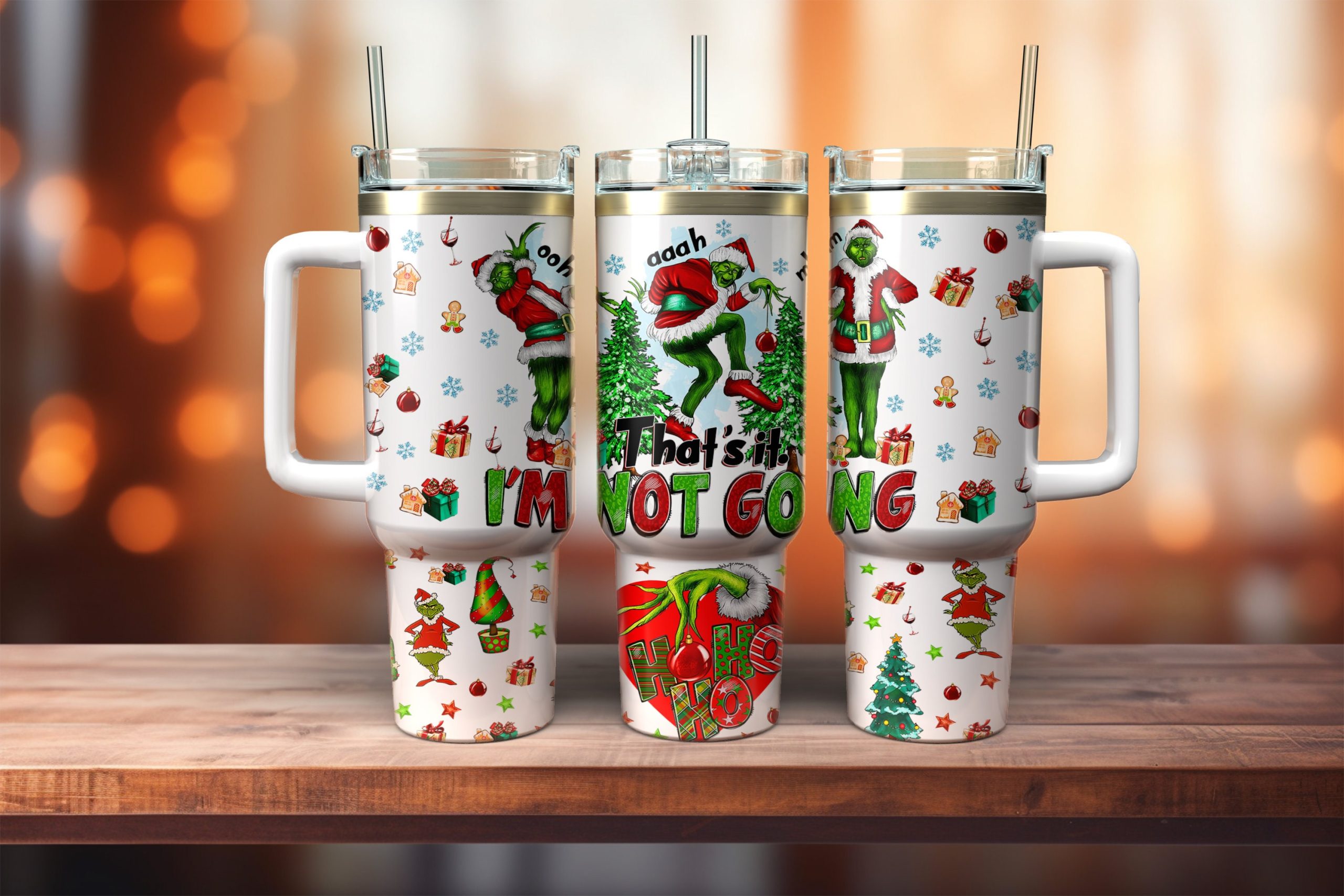 Grinch Custom Stanley Cup 40 oz 30 oz Tumbler With HandleTVC2301832