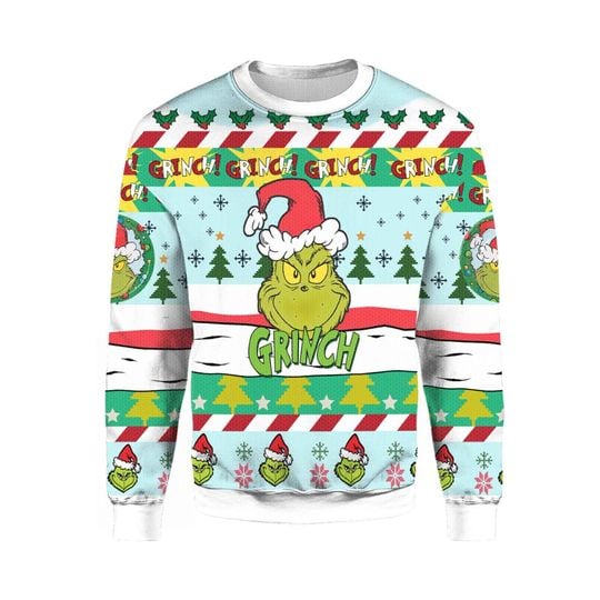 Grinch Ugly Christmas Sweater, Grinch Lovers Gifts, Christmas Gifts - Image 5