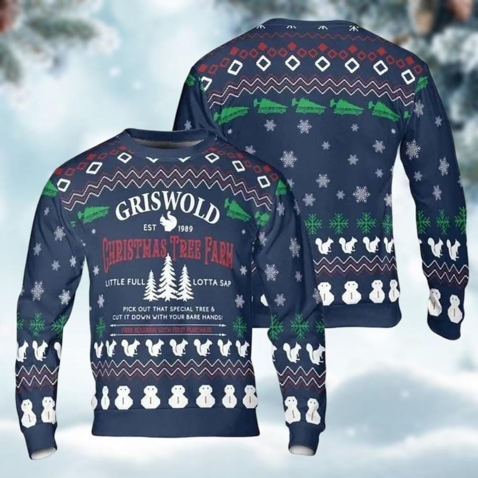 Griswold Christmas Sweater, Griswold Co Xmas Sweater, Christmas Tree Farm Shirt