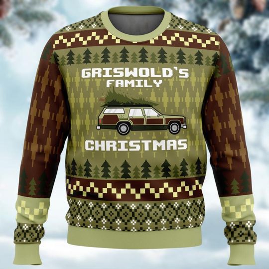 Griswold Christmas Sweater, National Lampoon's Xmas Sweater, Christmas Tree Farm - Image 8