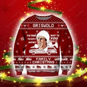 Griswold Family Ugly Christmas Sweater Adult 3D Funny Matching for family