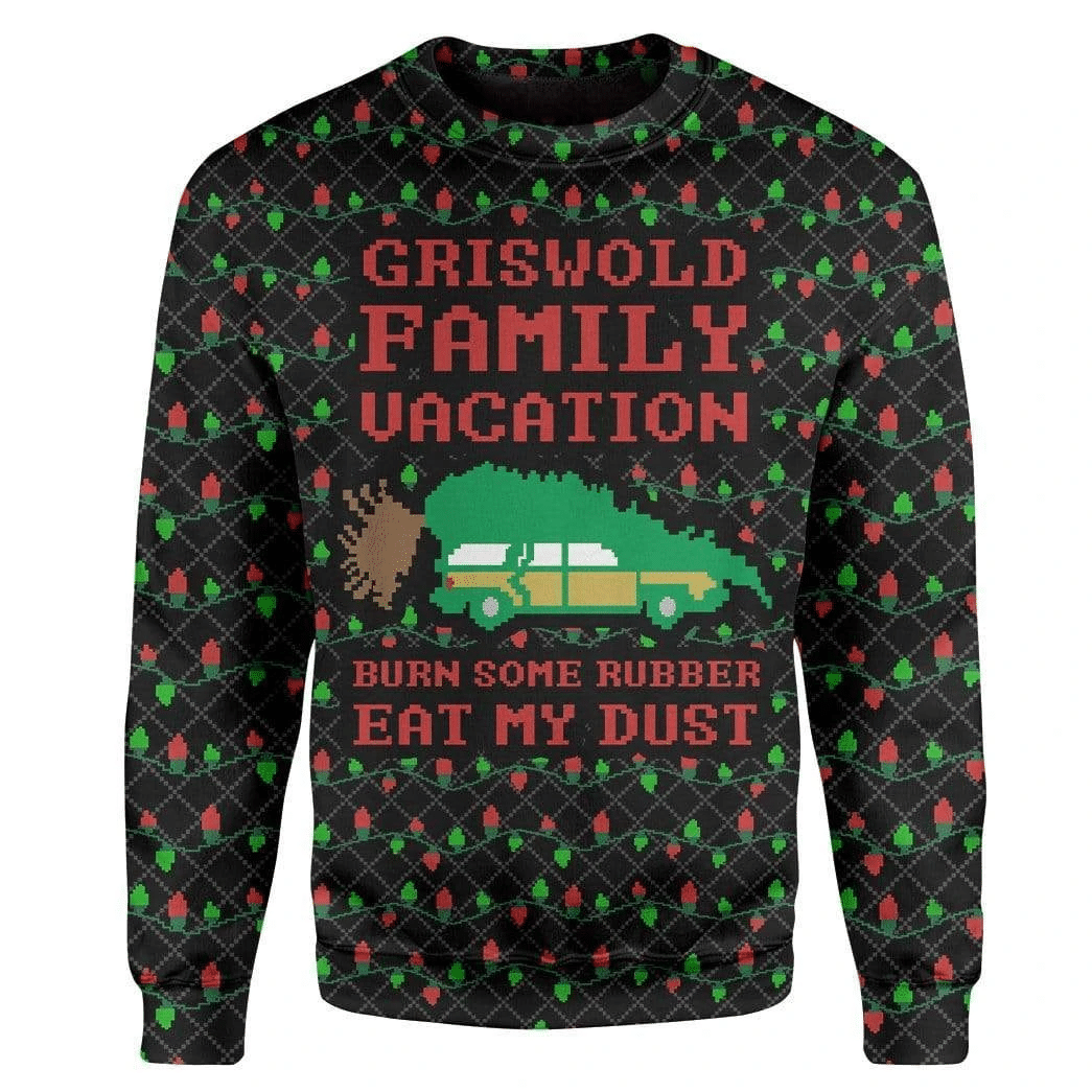 Griswold Family Vacation Ugly Christmas Sweater Adult 3D Funny Matching for family
