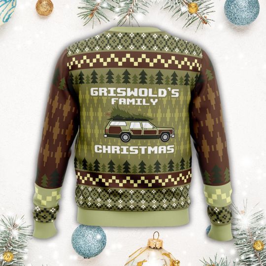 Griswold Family Xmas Sweater, National Lampoon Ugly Sweater - Image 11