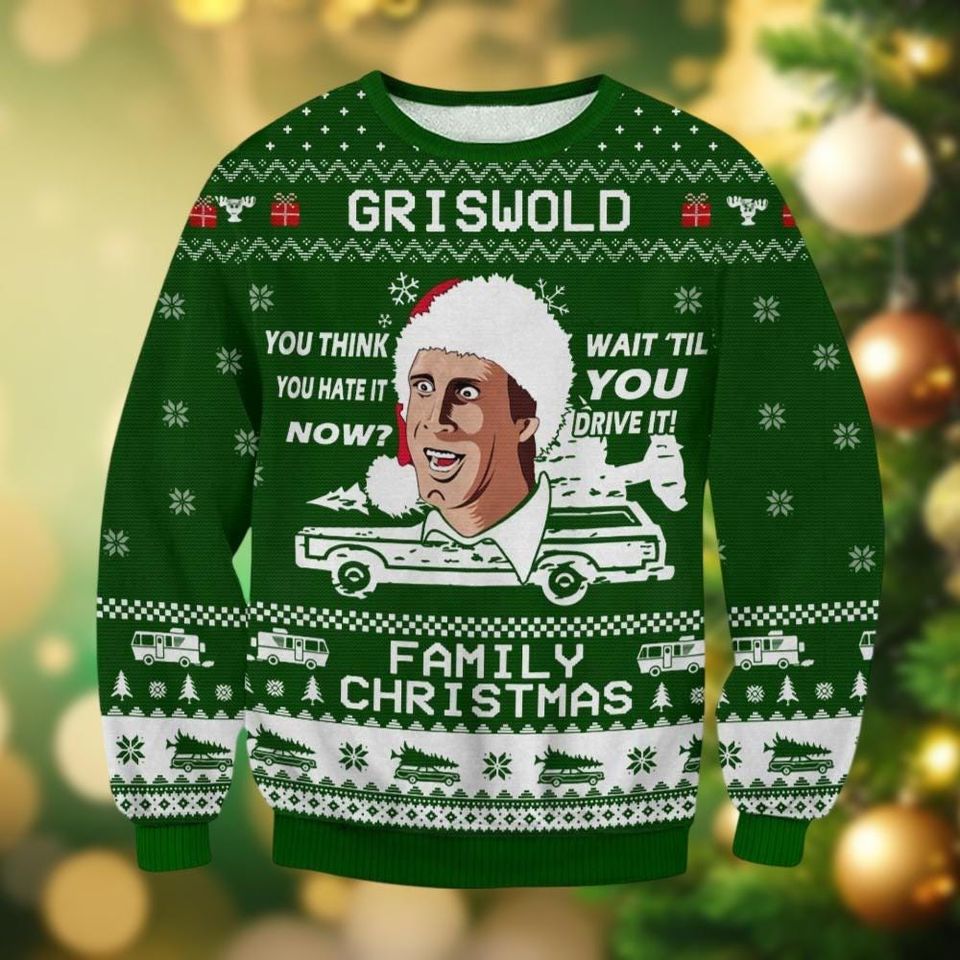 Griswold's Family Christmas Sweater, Griswold Xmas Sweater