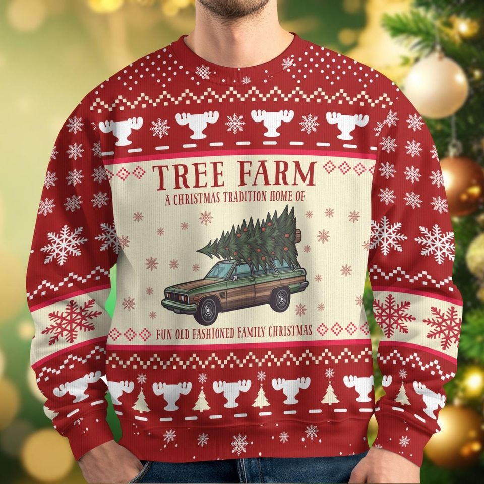 Griswold's Tree Farm Ugly Sweater, Christmas Vacation Sweater