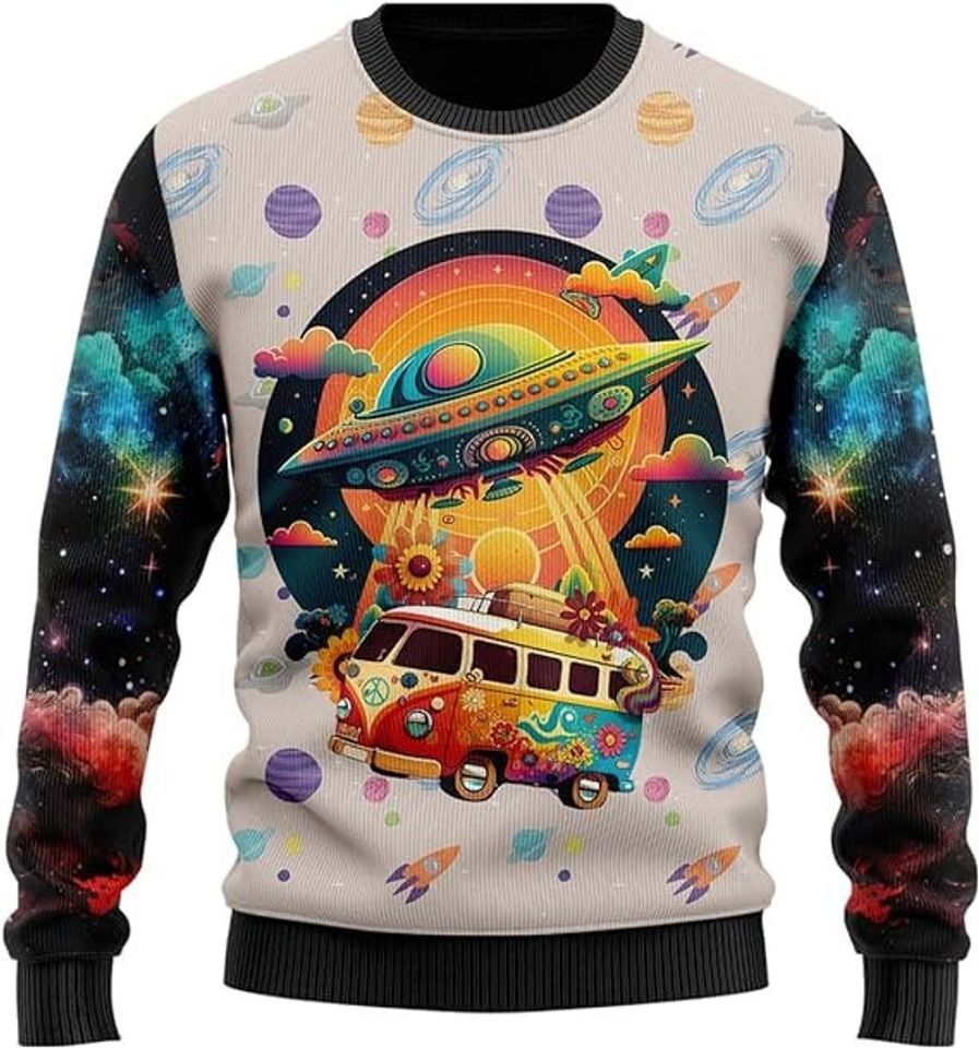 Groovy Ugly Christmas Sweater - Image 2