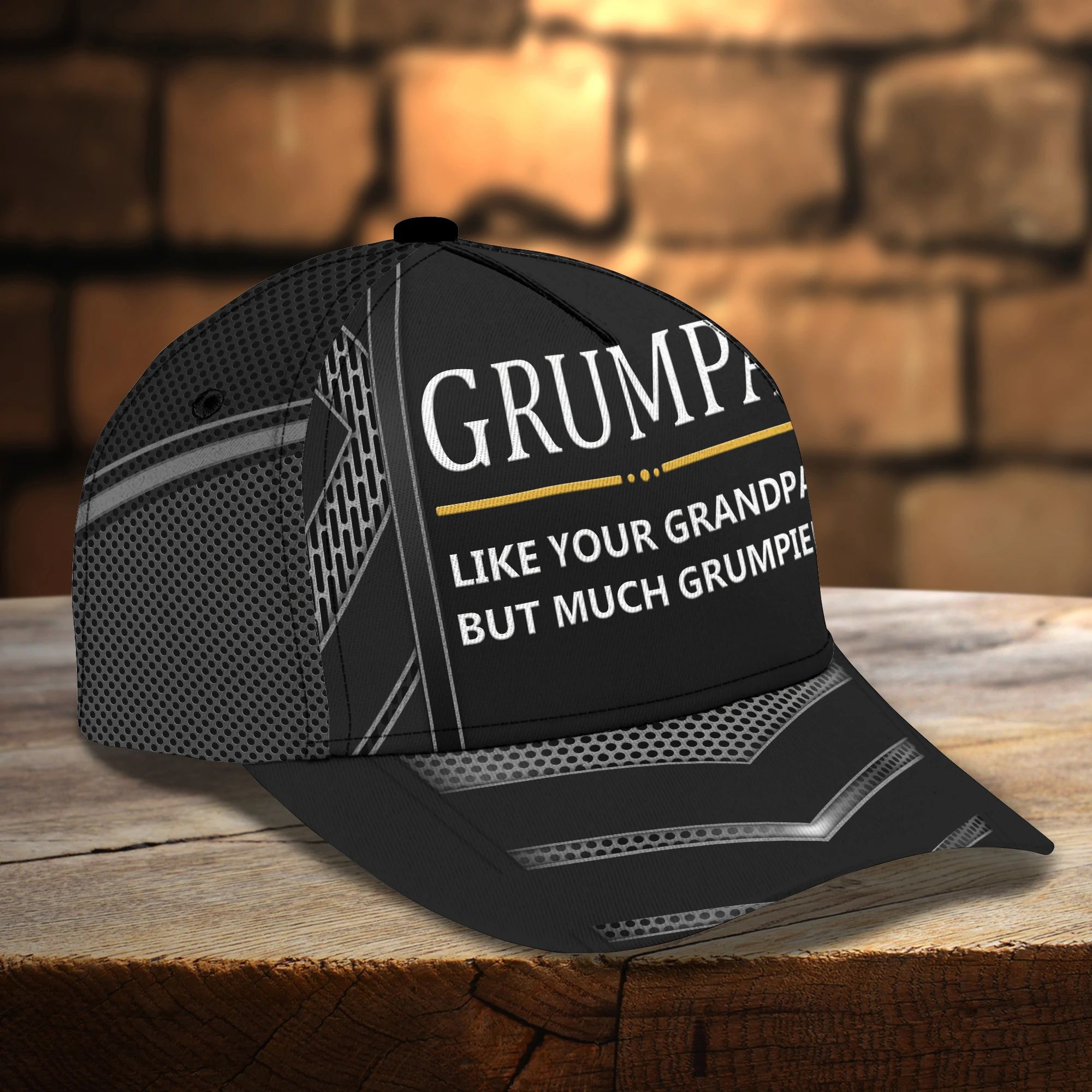 Grumpa Classic Cap Baseball Cap 25 - Tad Trucker Hats Custom Hats Gifts For Men & Women