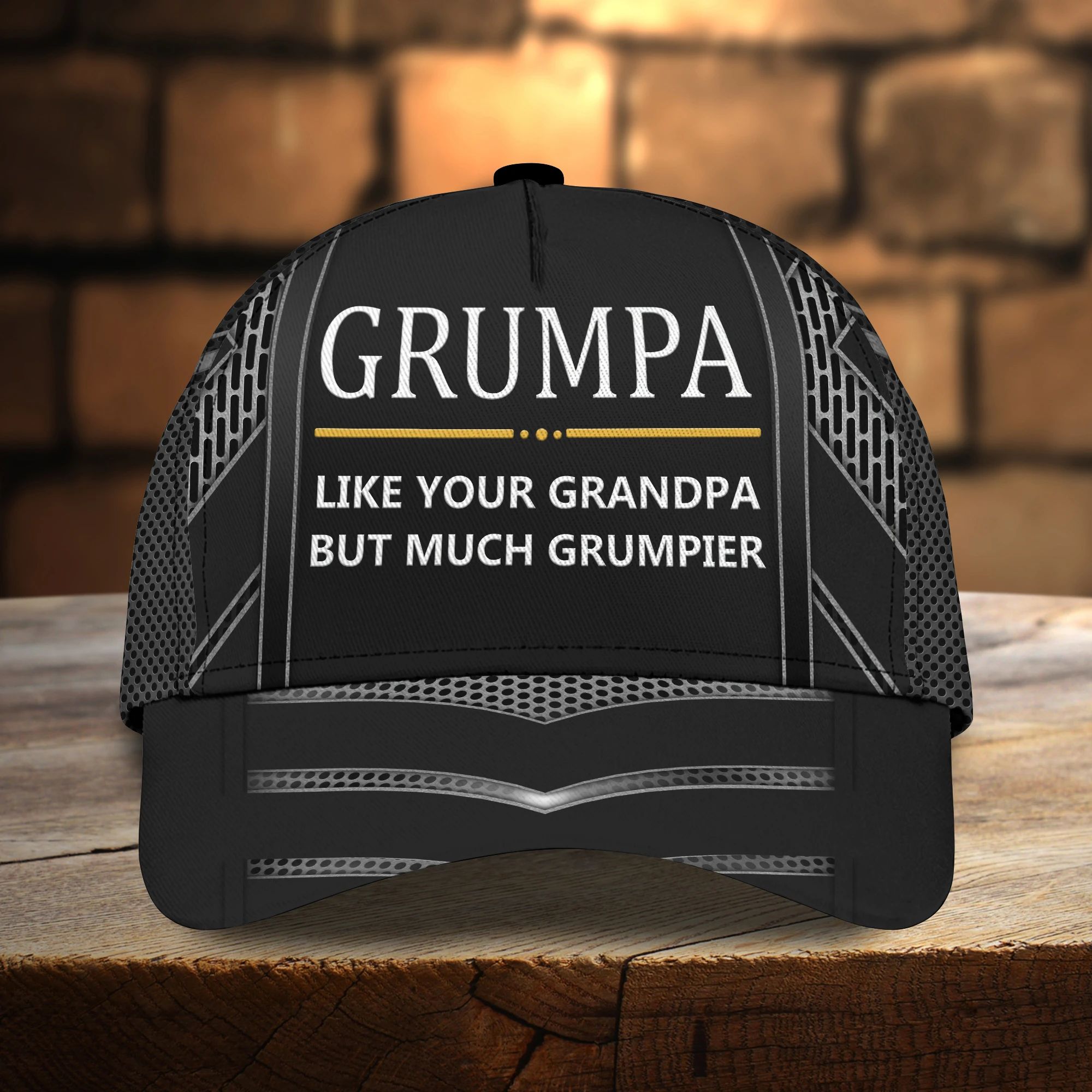 Grumpa Classic Cap Baseball Cap 25 - Tad Trucker Hats Custom Hats Gifts For Men & Women