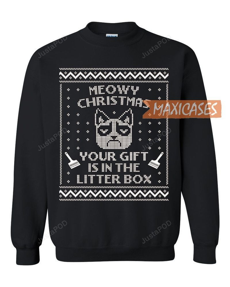 Grumpy Cat Ugly Christmas Sweater Adult 3D Funny Matching for family