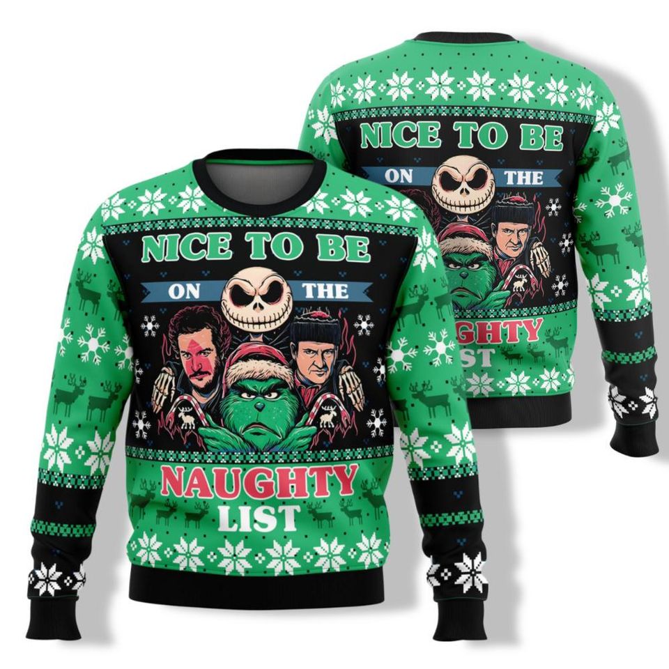 Grumpy Christmas Movie Ugly Christmas Sweater, Home Alone Ugly Sweatshirt