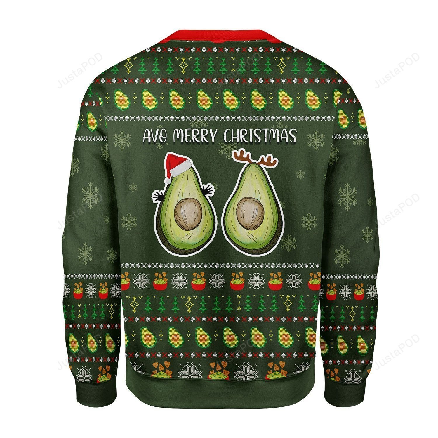 Guacin Around The Christmas Tree Ugly Christmas Sweater Adult 3D Funny Matching for family - Image 2