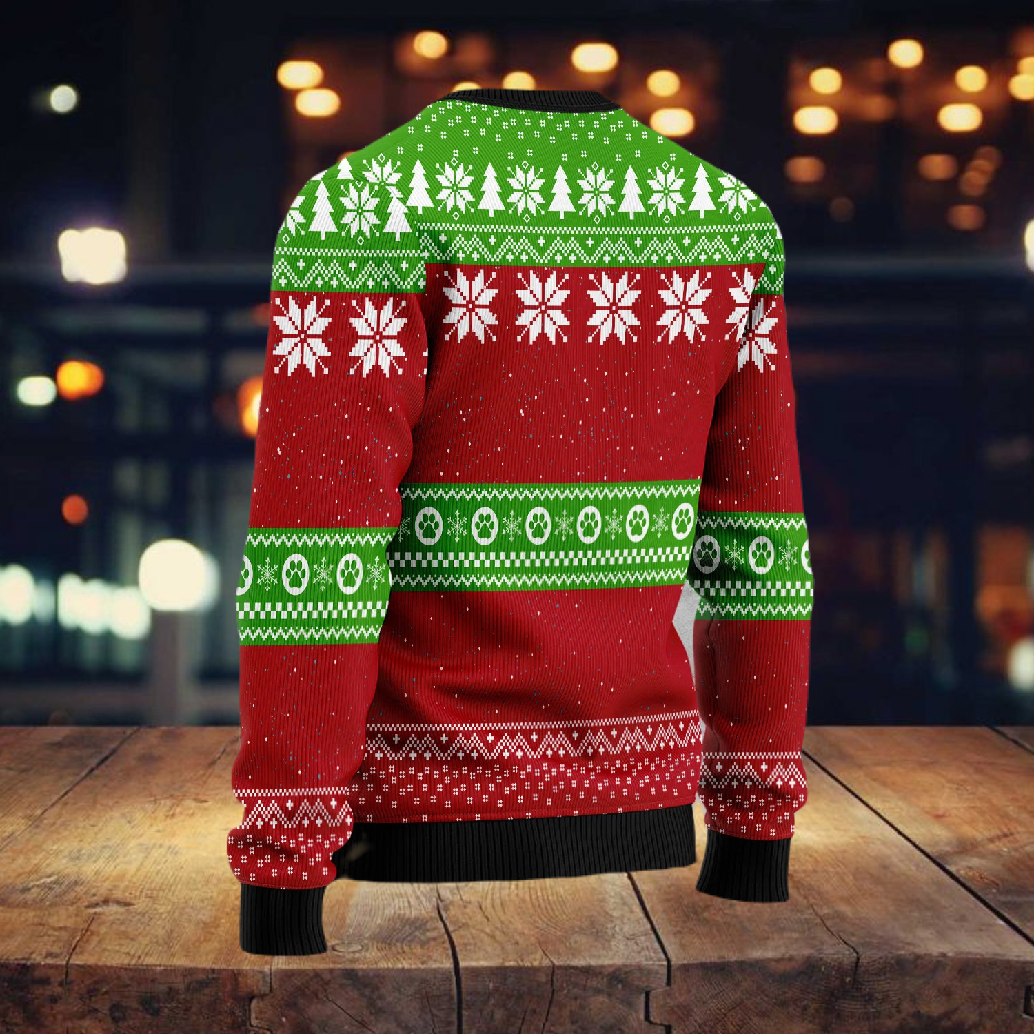 Guinea Pig Love Moon Ugly Christmas Sweater Adult 3D Funny Matching for family - Image 2