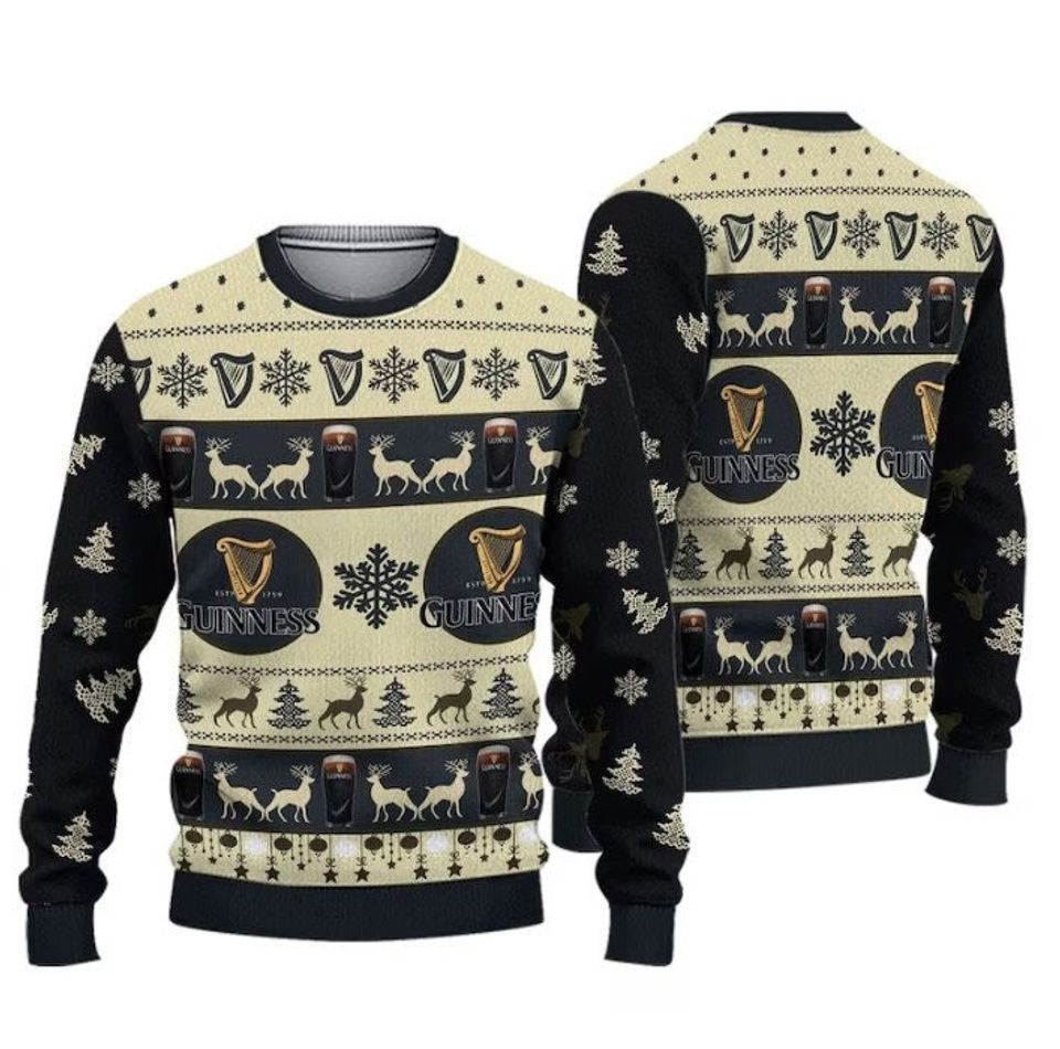 Guinness 1759 Ugly Christmas Sweater 2023 , Christmas Guinness Ugly Sweater
