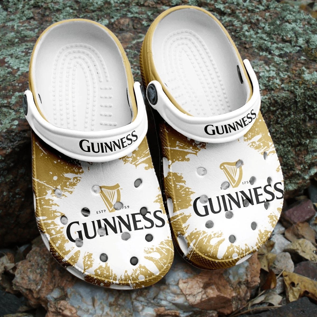 Guinness Beer Adults Crocs Shoes Clogs Comfortable Crocband For Men Women