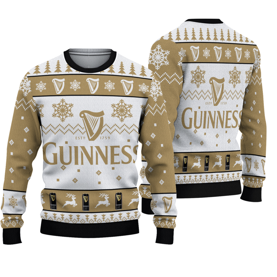 Guinness Beer Sweater, Beer Christmas Sweater