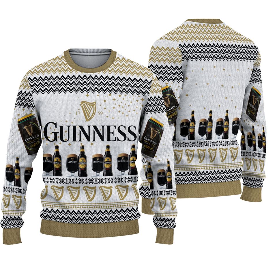 Guinness Beer Ugly Christmas Sweater