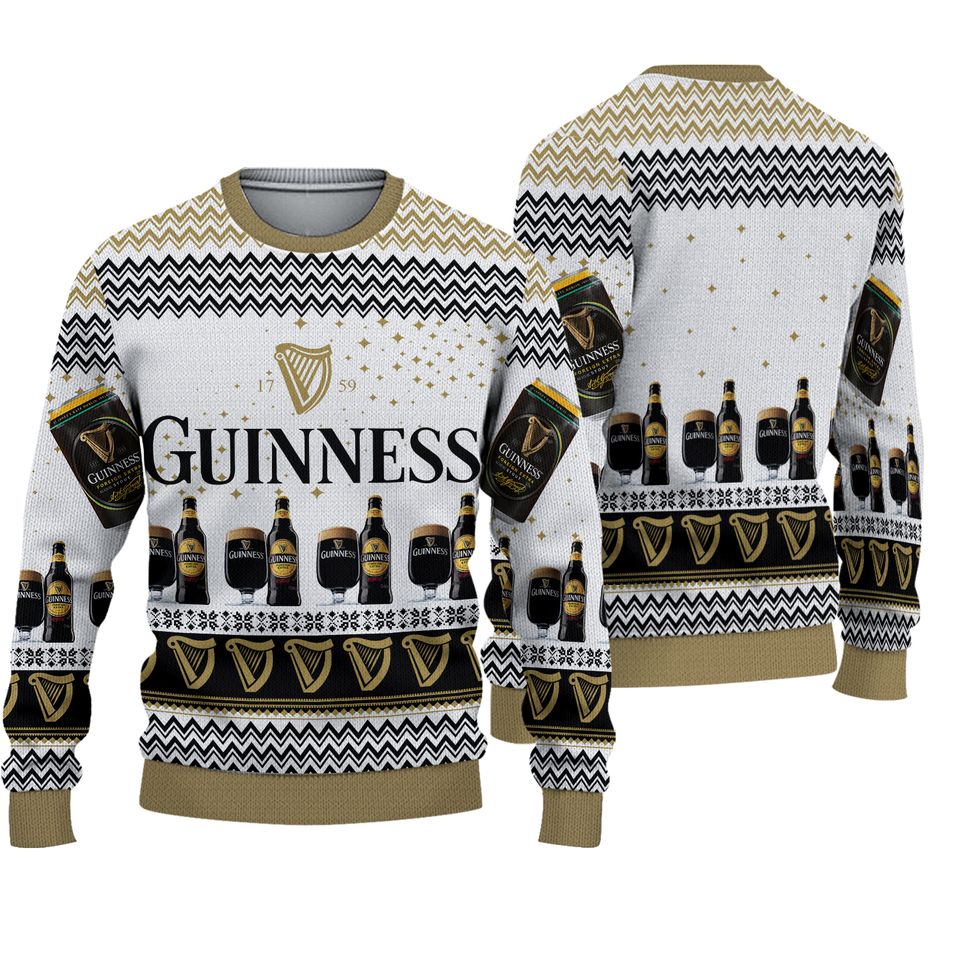 Guinness Beer Ugly Christmas Sweater