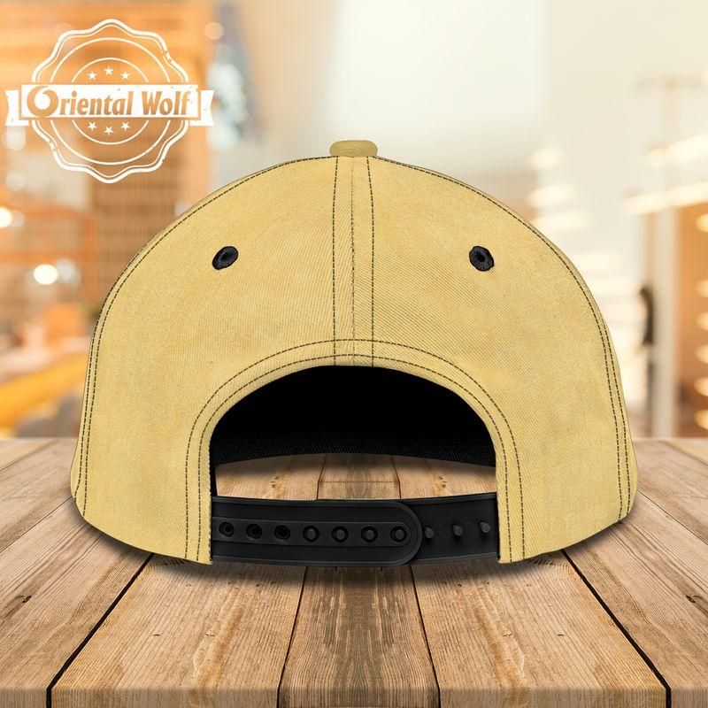 Guitar Beige Classic Cap Baseball Cap For Music Lovers Trucker Hats Custom Hats Gifts For Men & Women