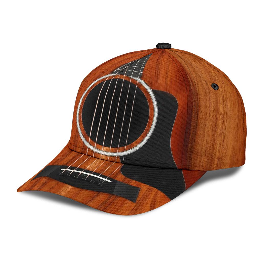 Guitar Classic Cap, Gift for Music Lovers, Guitar Lovers Trucker Hats Custom Hats Gifts For Men & Women