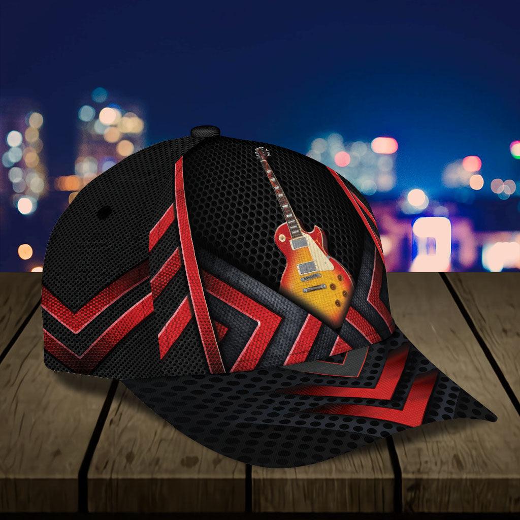 Guitar Classic Cap, Gift for Music Lovers, Guitar Lovers Trucker Hats Custom Hats Gifts For Men & Women