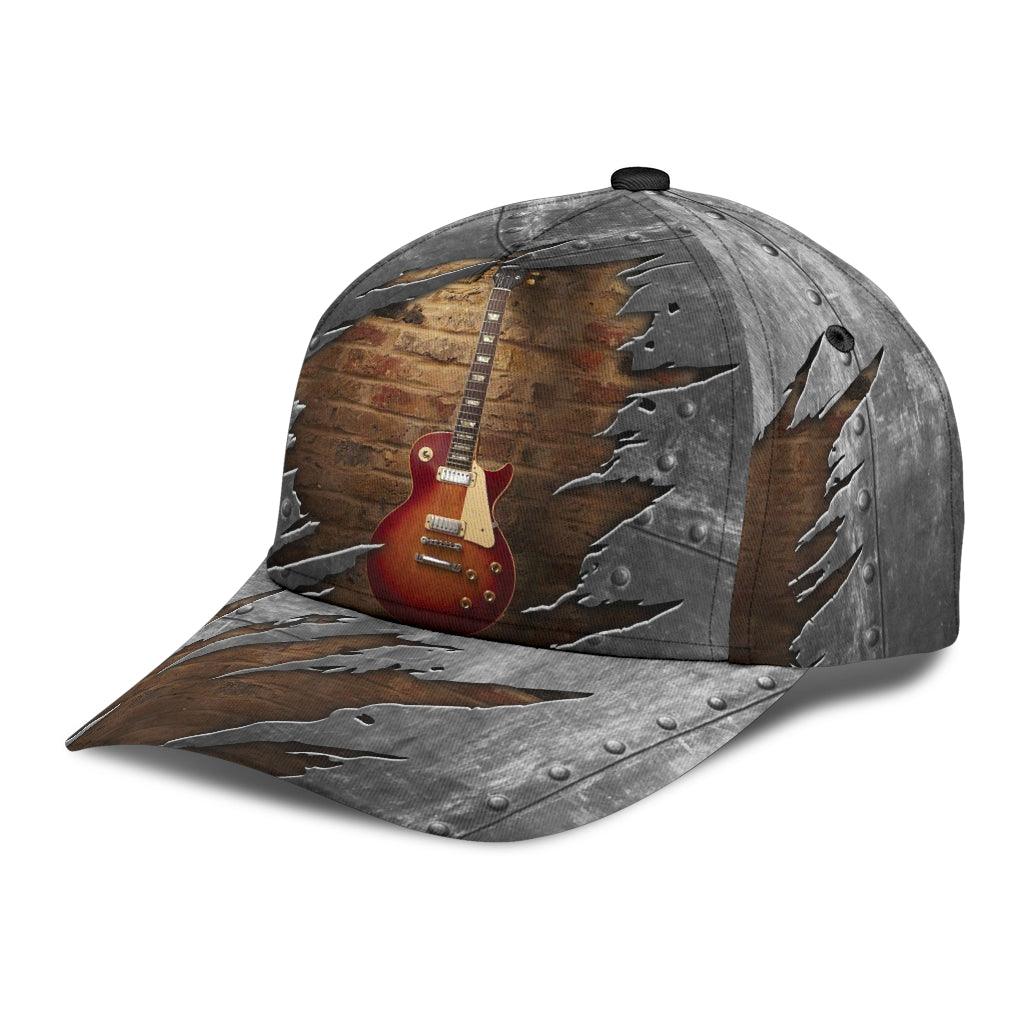 Guitar Classic Cap, Gift for Music Lovers, Guitar Lovers Trucker Hats Custom Hats Gifts For Men & Women